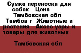 Сумка переноска для собак › Цена ­ 300 - Тамбовская обл., Тамбов г. Животные и растения » Аксесcуары и товары для животных   . Тамбовская обл.